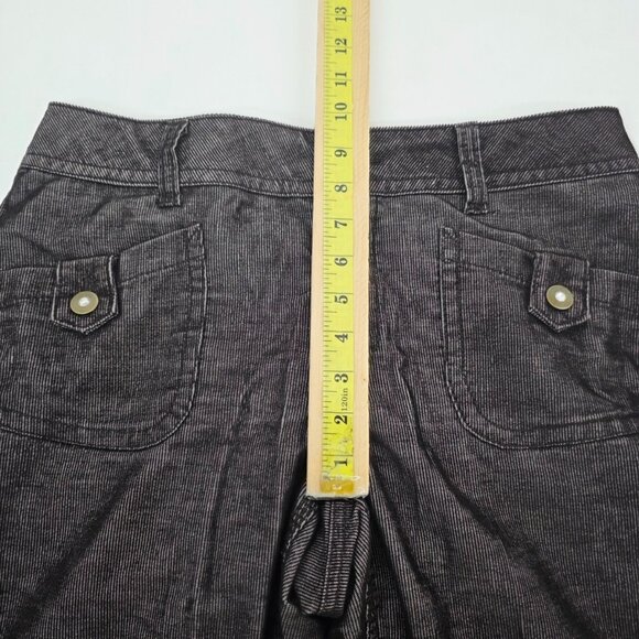 Lane Bryant Womens 14 Brown Corduroy Pants Straight Leg Pockets Retro Y2K Vibe - Picture 12 of 16